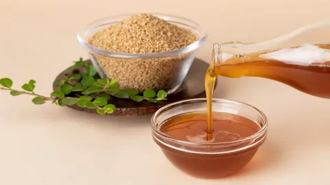 تصویر 1 از روغن کنجد سرخ کردنی با طعم اصیل کنجد ایرانی